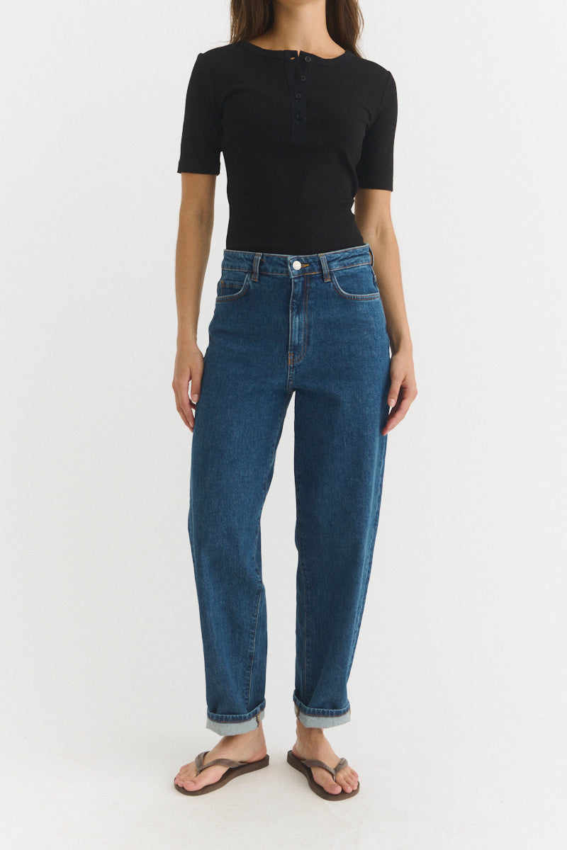 Basic Apparel Ea Mid Blue Jeans Jeans 103 Mid Blue